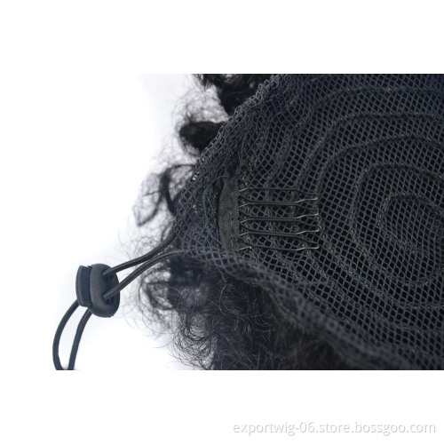 Synthetic Africa Hair Bun for Black Women Afro Hair Bun Ponytail Bun Wholesale Curly Hair Extension Kinky Puff Big Size Ombre